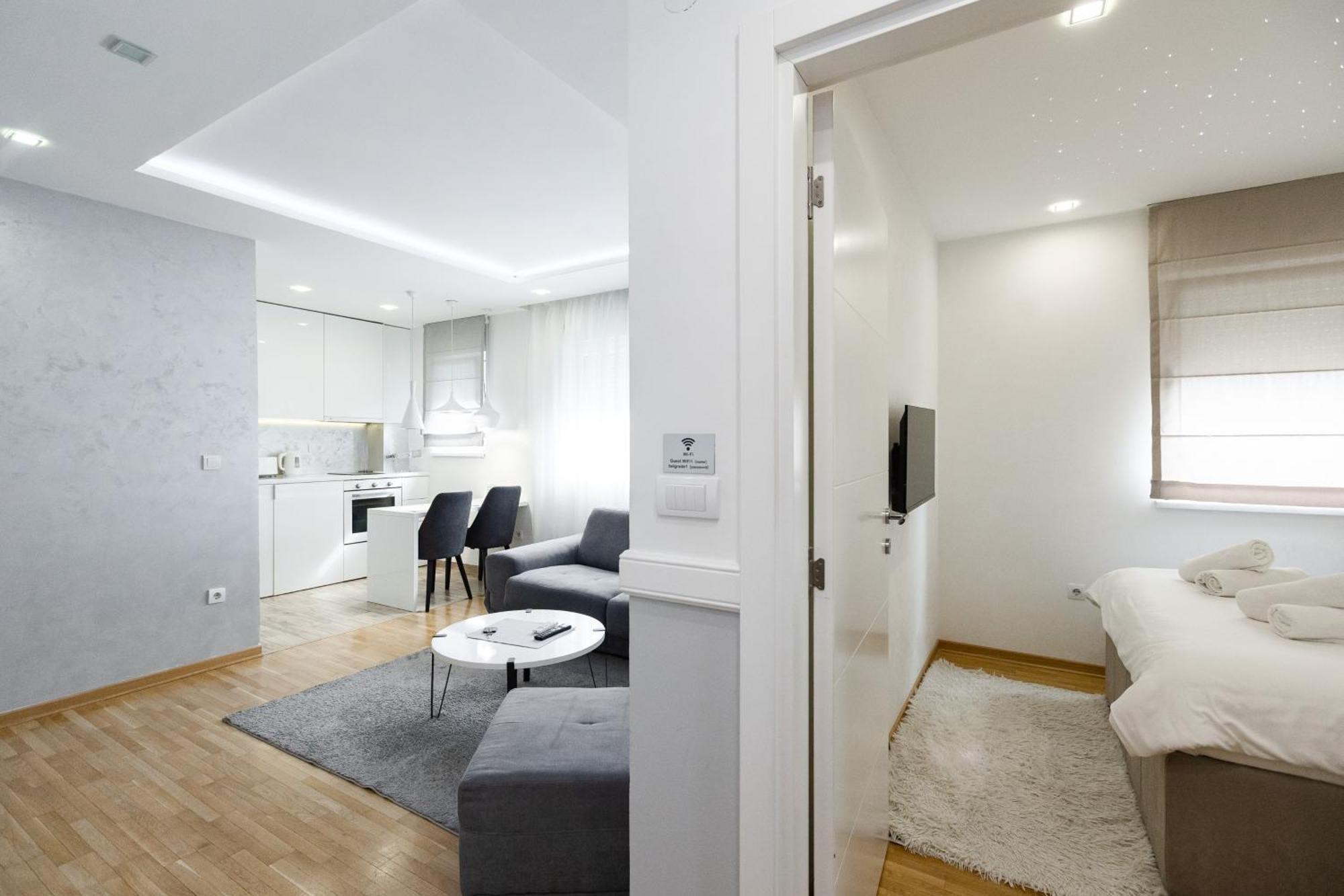 White Apartments Belgrado Kamer foto