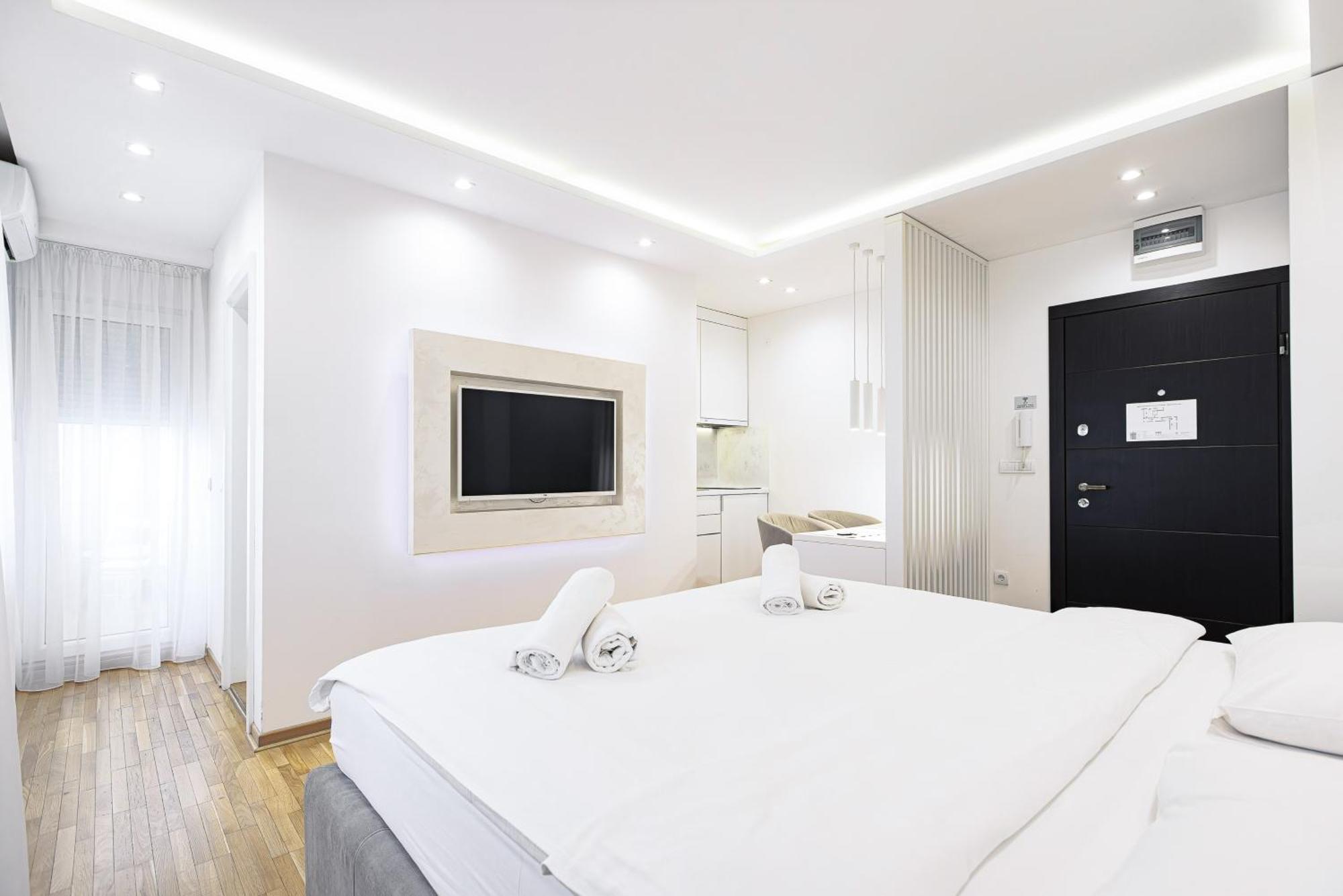 White Apartments Belgrado Buitenkant foto