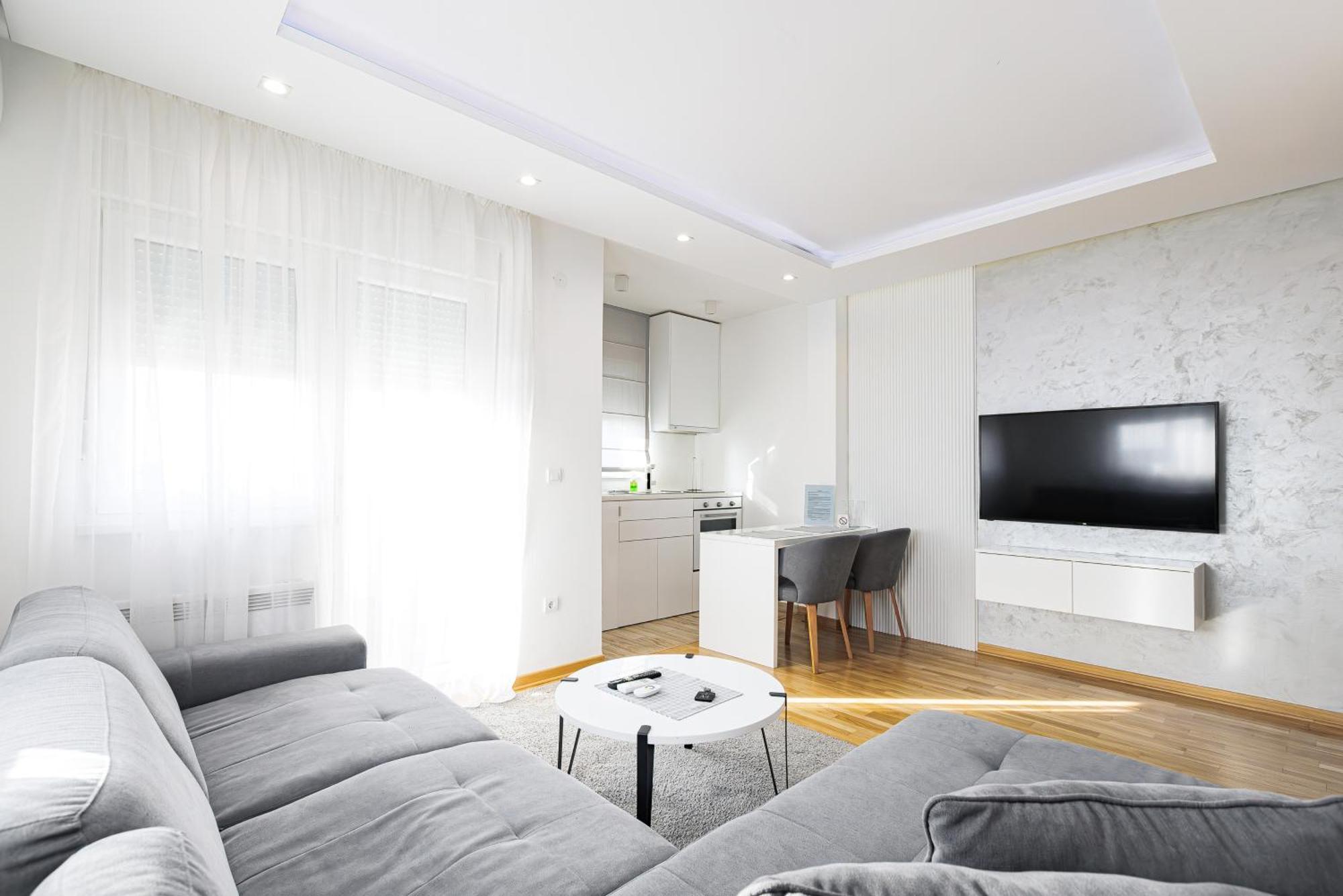 White Apartments Belgrado Buitenkant foto